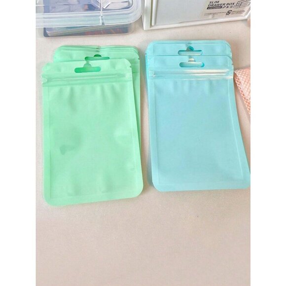 48 pc Pack Mix Color Macaron Multicolor Closure Packing Bags For Gift - Picture 4 of 7